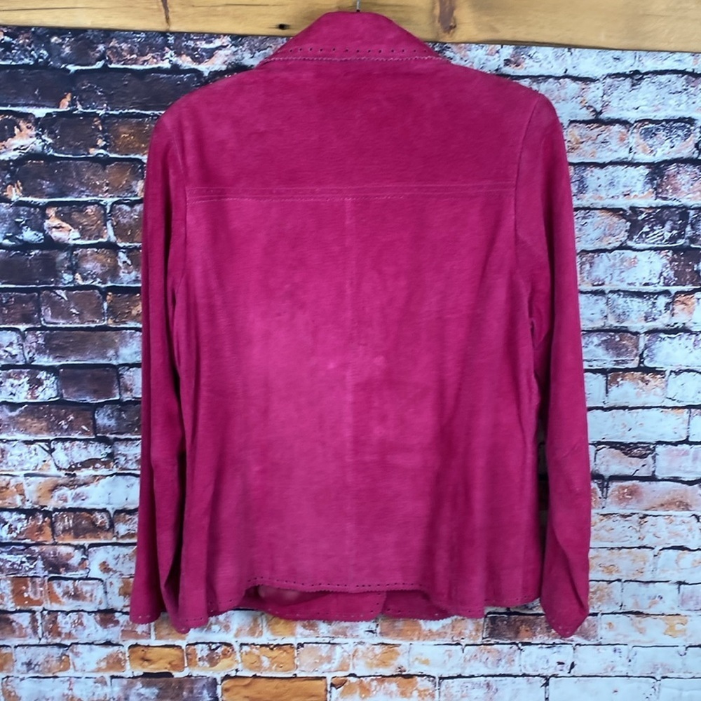 April Cornell Raspberry Pink Two-Button Blazer - Picture 12 of 14